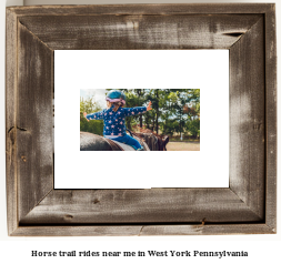 horse trail rides near me in West York, Pennsylvania